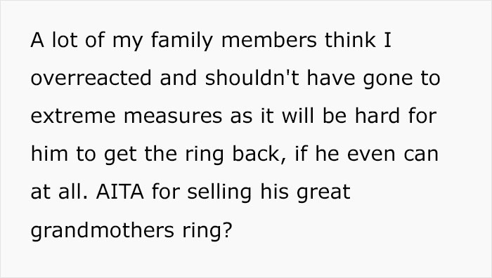 Cheating Ex-Fianc&eacute; Won't Pay For The Canceled Wedding Costs, So Woman Decides To Sell His Family Heirloom