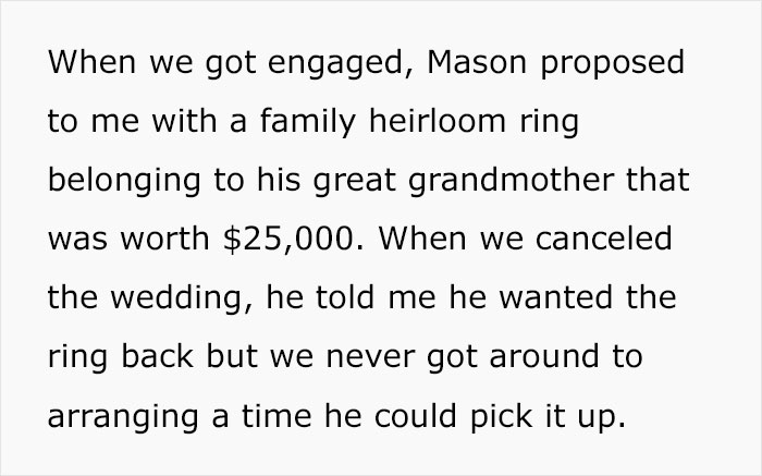 Cheating Ex-Fianc&eacute; Won't Pay For The Canceled Wedding Costs, So Woman Decides To Sell His Family Heirloom