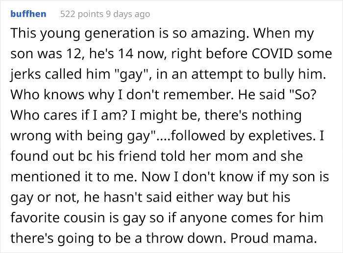 Gay Man Explains His Sexuality Is The Reason He's Not Invited To Christmas Gatherings At Grandparents', 10 Y.O. Niece Confronts Them