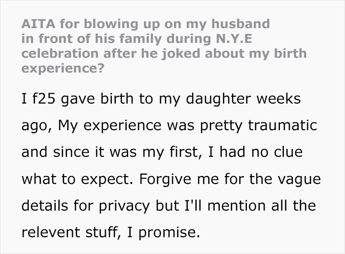 Husband Humiliates His Wife In Front Of His Whole Family By Laughing About Her Embarrassing Birth Experience, She Finally Snaps