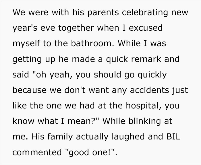 Husband Humiliates His Wife In Front Of His Whole Family By Laughing About Her Embarrassing Birth Experience, She Finally Snaps