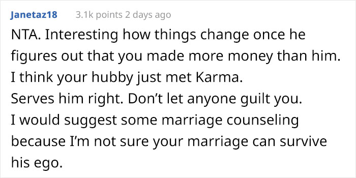 Woman Laughs In Husband&rsquo;s Face When He Regrets Forcing To Sign Her A Prenup 6 Years Ago After He Finds Out She Now Makes 3x More Than Him