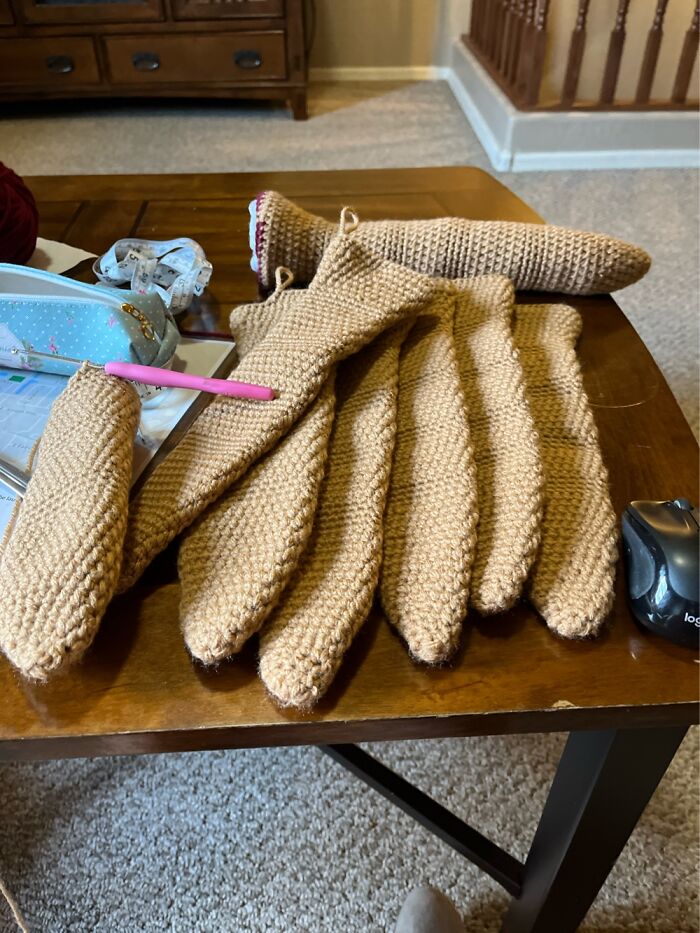 I Crochet Sandworms Inspired By The Dune Movies