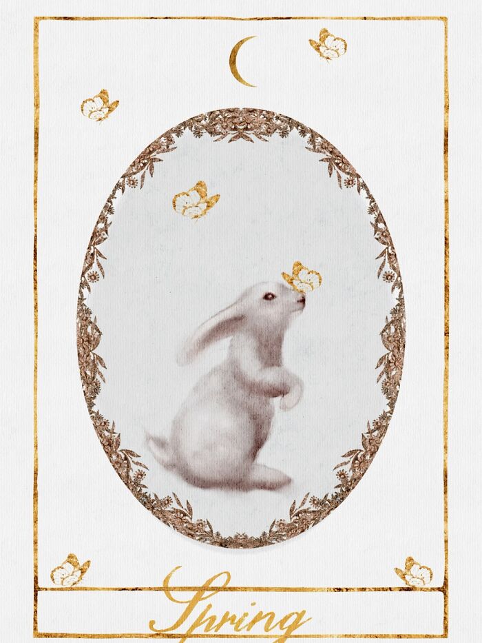 Pretty Proud Of My Watercolor Tarot Bunny