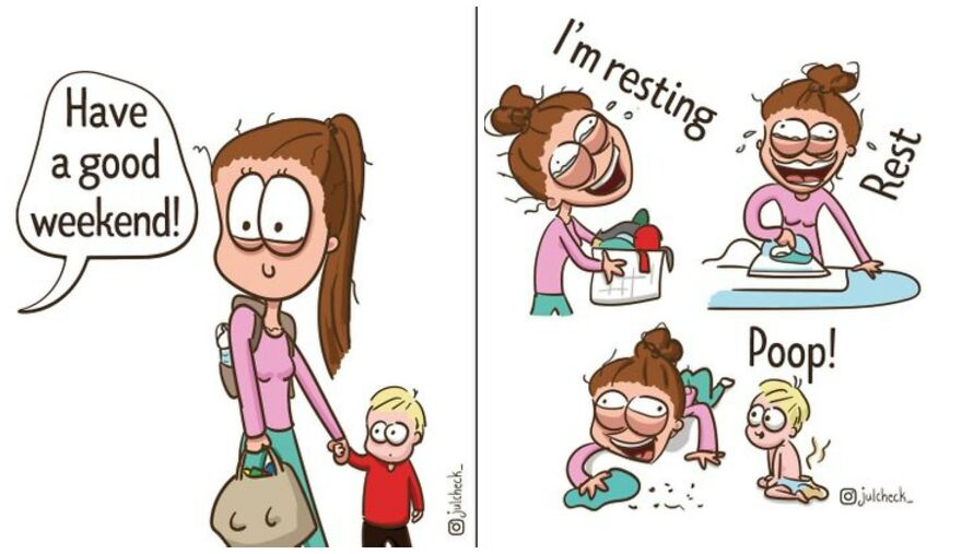 Russian Illustrator Creates Heartfelt Comics To Portray A Mother's Daily Life (19 Comics) Russian Illustrator Creates Heartfelt Comics To Portray A Mother's Daily Life (19 Comics)