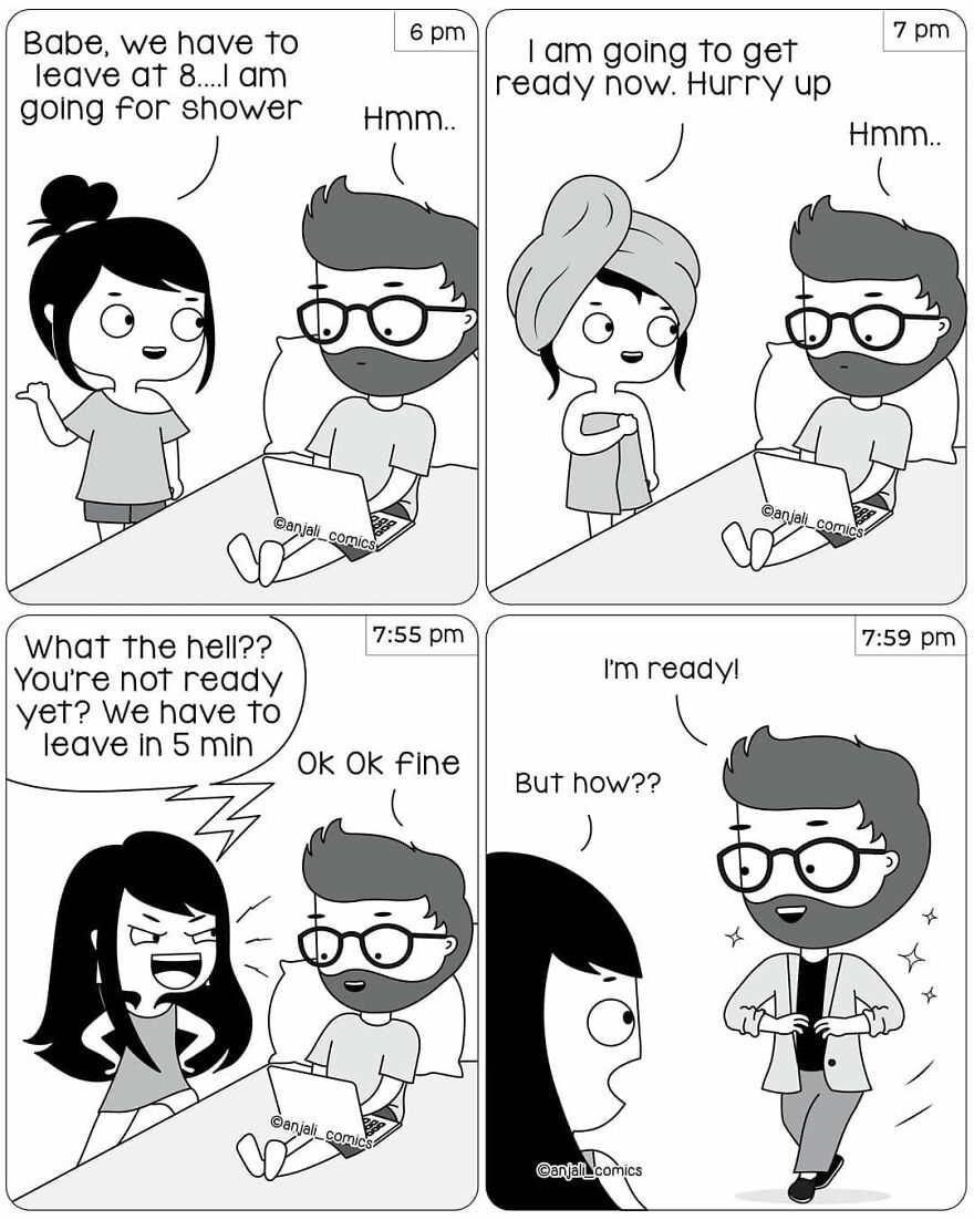 Very Funny Comics By An Artist About Life Together