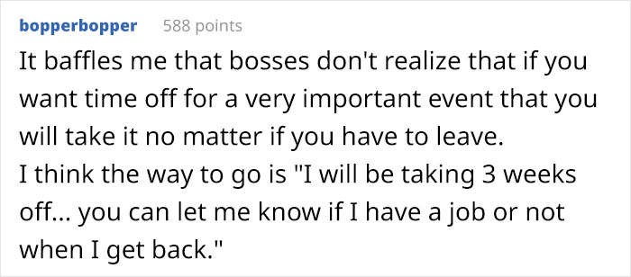 Employee Gets Refused 3 Weeks&rsquo; Time Off For Honeymoon, Cues Malicious Compliance That Gets His Manager Into Trouble