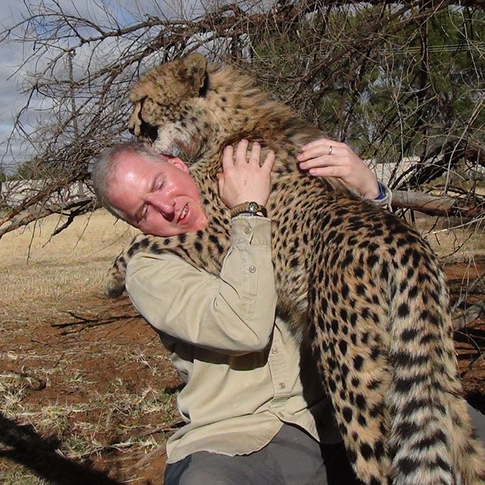 Meet Dolph, A Man Who Became Best Friends With A Wild Cheetah