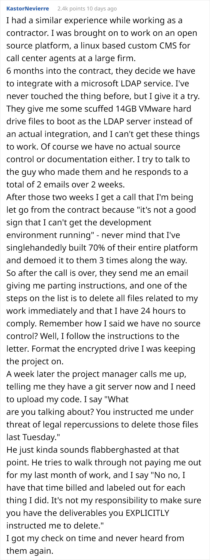 Boss Fires IT Guy, Makes Him Delete All The Files Despite Being Advised Not To, Realizes His Mistake Too Late