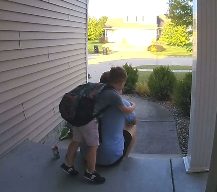 Our Son Has Sensory Sensitives And Doesn’t Always Like Physical Contact With Others (As A Part Of His Autism). He Surprised Me Yesterday While We Waited For The Bus.