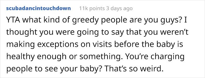 Sister-In-Law Can't Meet Her Baby Nephew Because She's Too Broke To Stick To All The Rules His Parents Have Set
