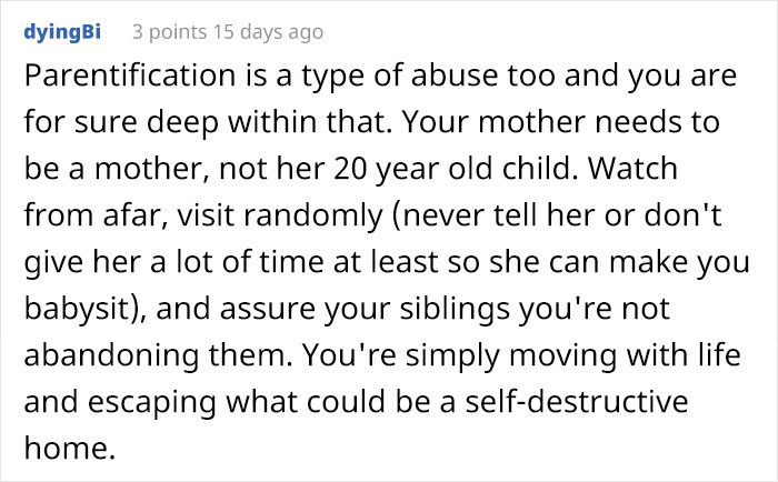Oldest Daughter Who'd Been Caring For Her Four Siblings Decides To Put Herself First And Move Out, Mom Snaps Oldest Daughter Who'd Been Caring For Her Four Siblings Decides To Put Herself First And Move Out, Mom Snaps