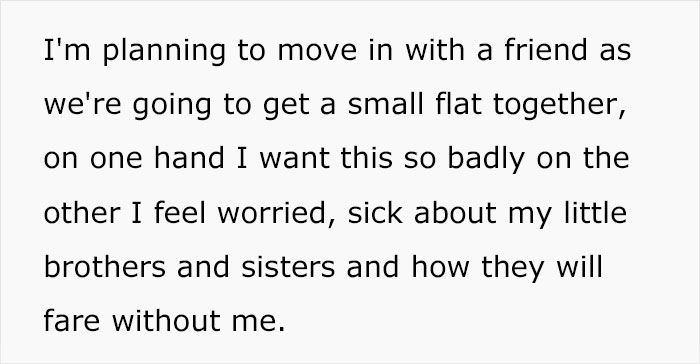 Oldest Daughter Who'd Been Caring For Her Four Siblings Decides To Put Herself First And Move Out, Mom Snaps Oldest Daughter Who'd Been Caring For Her Four Siblings Decides To Put Herself First And Move Out, Mom Snaps