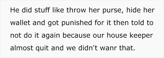 "Prankster" Son Tries To Get Housekeeper Fired By Sneaking His Mom&rsquo;s Jewelry Into Her Purse, Dad Is Outraged The Mom Called Him Out For It