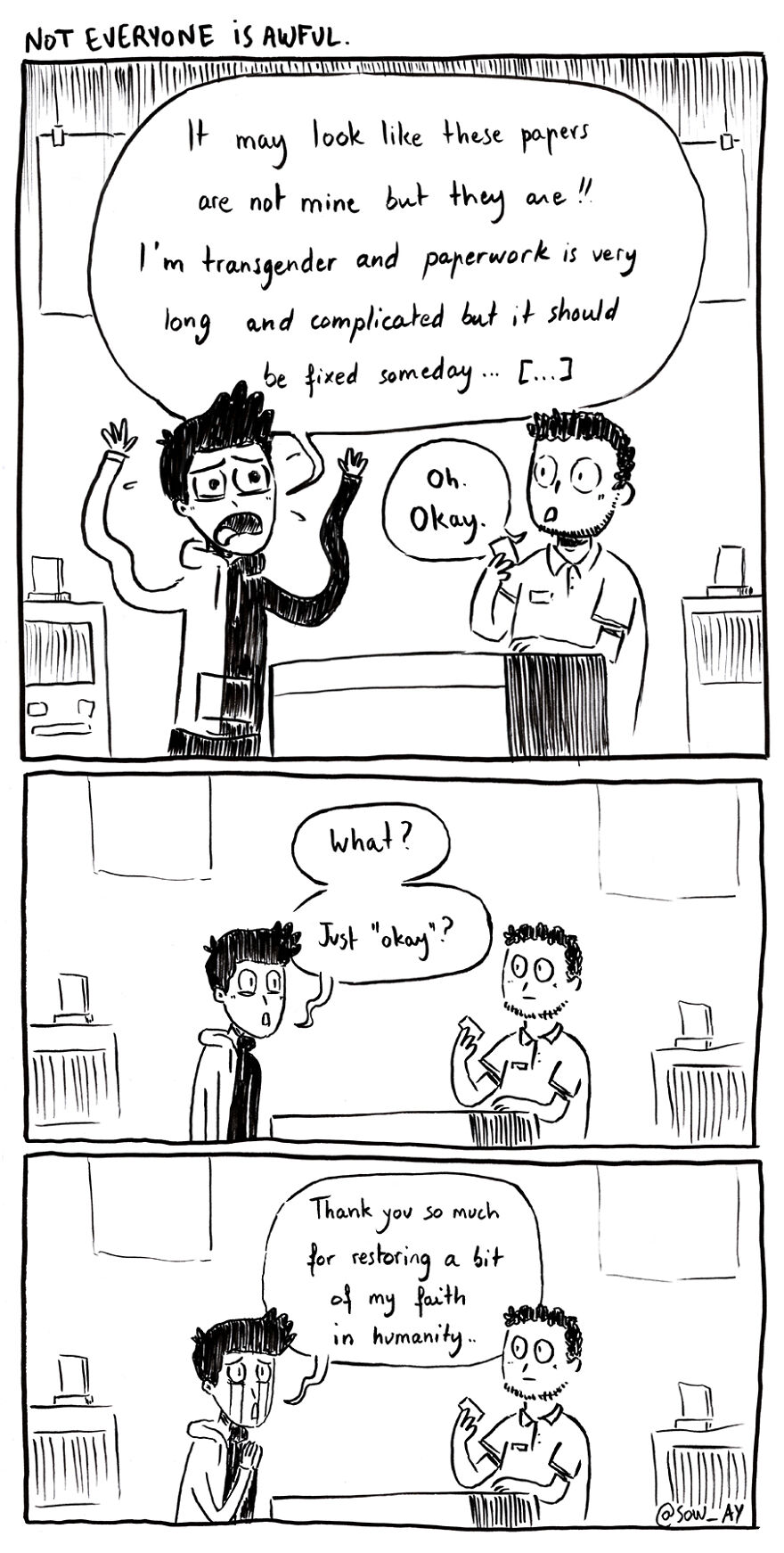 I Draw Comics About My Life As A Transgender Guy