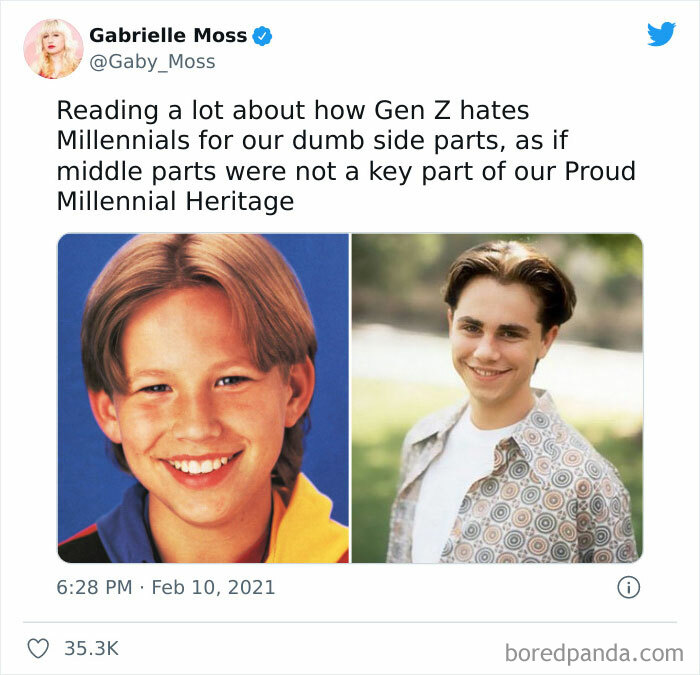 The Middle Part Has Always Been “In”