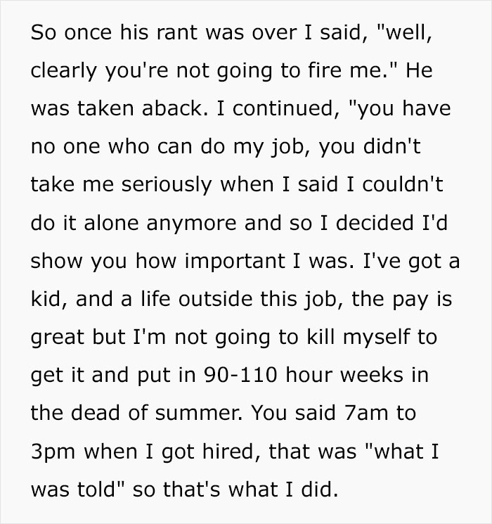 Overworked Employee Realizes He's Irreplaceable To The Company, Makes The Best Out Of The Situation