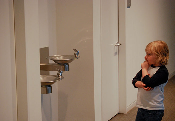 Took My Son To A Modern Art Museum And Told Him That He Needs To Really Think About The Art And What They Are Trying To Say