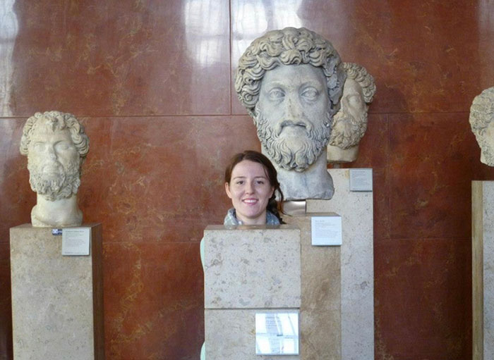 A Bit Of Fun At The Louvre. I Was An Exhibit For 30 Seconds. I Think I Need A Bigger Head. Or Maybe A Smooshy Nose