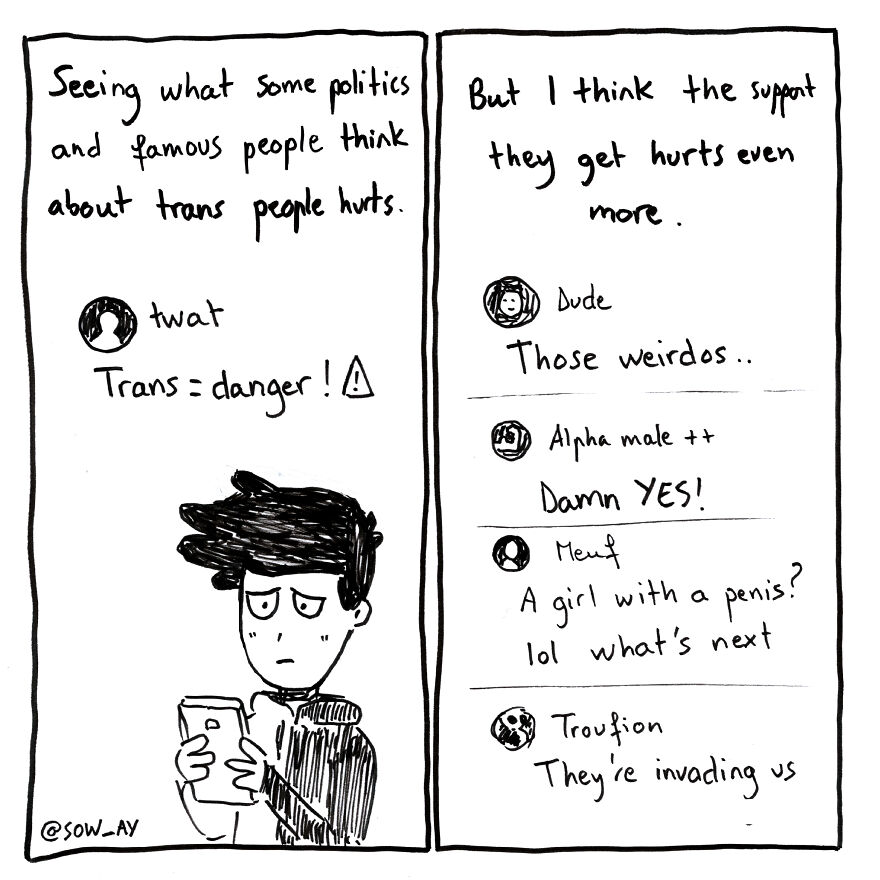 I Draw Comics About My Life As A Transgender Guy