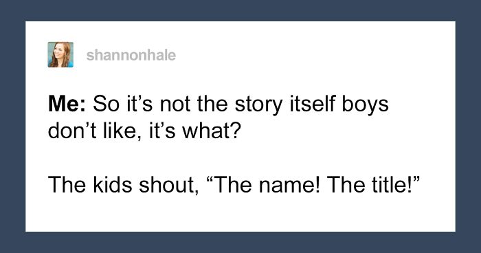 Author Of The “Princess Academy” Illustrates How Adults Instill Misogyny In Little Boys And How It Robs Them Of Amazing Experiences