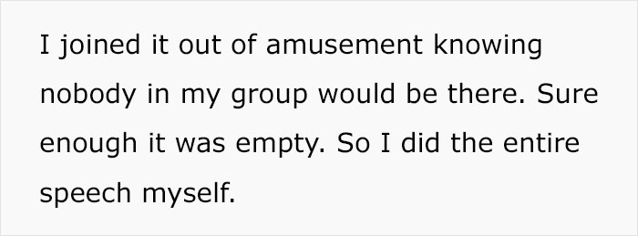 Student Maliciously Complies And Gets His Professor Into Trouble After Receiving A Zero On A Group Project He Had To Do All By Himself
