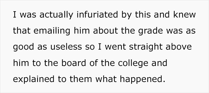 Student Maliciously Complies And Gets His Professor Into Trouble After Receiving A Zero On A Group Project He Had To Do All By Himself