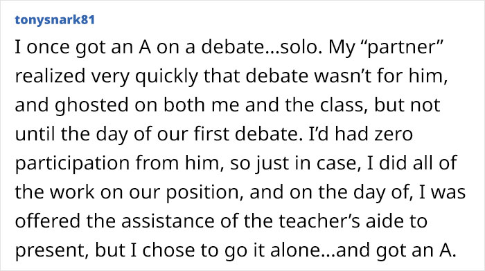Student Maliciously Complies And Gets His Professor Into Trouble After Receiving A Zero On A Group Project He Had To Do All By Himself