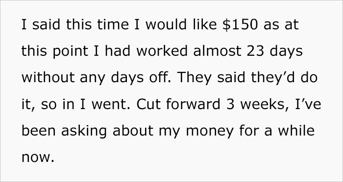 Boss Left Holding The Bag After Staff Walks Out From The Restaurant Because Of His Lies Of Not Being Able To Pay For Overtime Boss Left Holding The Bag After Staff Walks Out From The Restaurant Because Of His Lies Of Not Being Able To Pay For Overtime