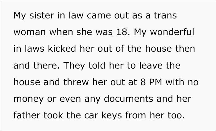 Parents Kick Out Their Daughter For Coming Out As Trans, Their DIL Gets Revenge On Them That Ends With Them Having To Sell Their House