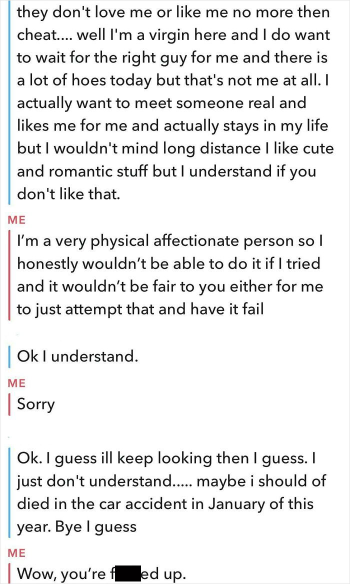 So I Let Down This Girl From The States Cause We Matched On Tinder Because I Don’t Do Ldr’s And Then This Happens