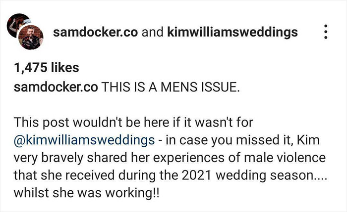 Photographer Lists All The Things Men Have Done To Her During Weddings In 2021 Photographer Lists All The Things Men Have Done To Her During Weddings In 2021