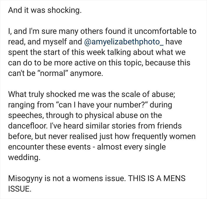 Photographer Lists All The Things Men Have Done To Her During Weddings In 2021 Photographer Lists All The Things Men Have Done To Her During Weddings In 2021