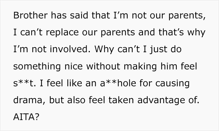 "Didn't Invite Me Because My Husband And I 'Are Never Available'": Brother Doesn&rsquo;t Involve Sis In Wedding Plans Even Though She&rsquo;s Paying For It
