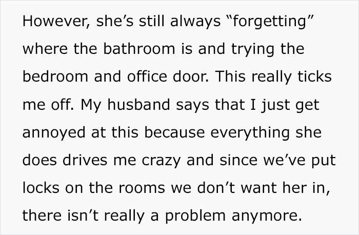 Mother-In-Law Always Snoops Around The House, So The Wife Decided To Plant A Glitter Bomb Mother-In-Law Always Snoops Around The House, So The Wife Decided To Plant A Glitter Bomb