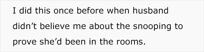 Mother-In-Law Always Snoops Around The House, So The Wife Decided To Plant A Glitter Bomb Mother-In-Law Always Snoops Around The House, So The Wife Decided To Plant A Glitter Bomb