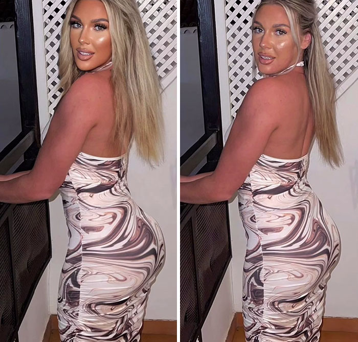 TikToker Goes Viral By Exposing The Truth Behind Heavily-Edited Pictures On Social Media (30 Pics)