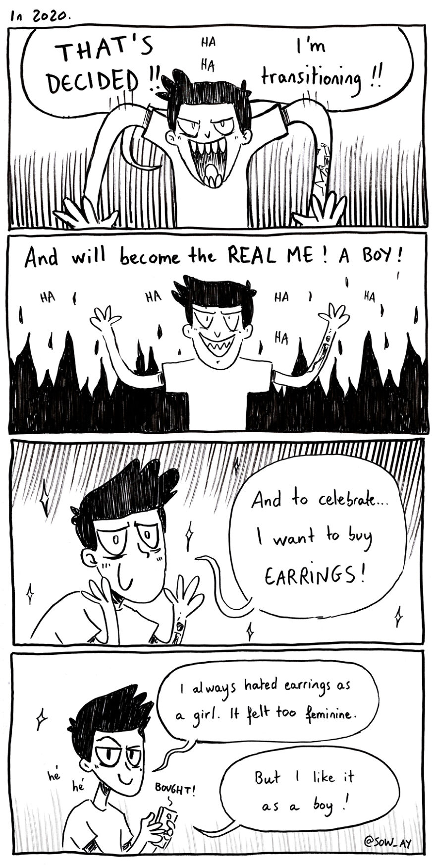 I Draw Comics About My Life As A Transgender Guy