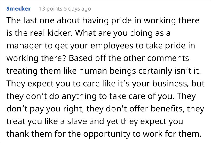 Employee Shares The Wildest Rules That The 'Five Guys' Manager Expects Everybody To Follow