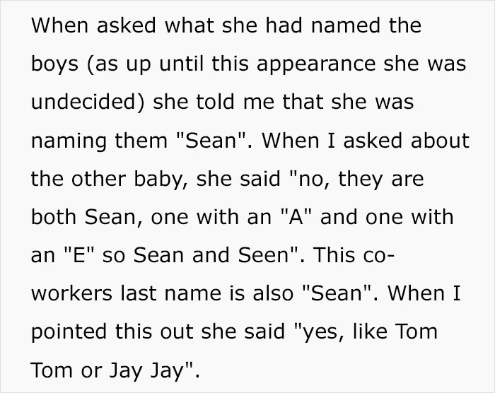 "It's Going To Be So Confusing": Person Calls Out New Mom For Giving Her Twin Babies Stupid Names "It's Going To Be So Confusing": Person Calls Out New Mom For Giving Her Twin Babies Stupid Names