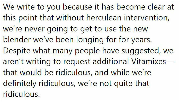 After 2.5-Week &lsquo;War&rsquo; With 3 Cats, Woman Contacts Vitamix Asking For Empty Boxes To Replace The One Her Cats Took Over With New Blender Inside