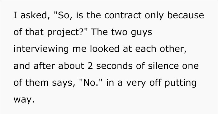 Engineer Is Fuming After The Hiring Team Changes His Promised Salary Of $40,000 To An $8/Hour Contract On The Interview Day Engineer Is Fuming After The Hiring Team Changes His Promised Salary Of $40,000 To An $8/Hour Contract On The Interview Day