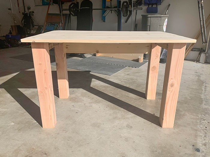 My Coworker Doesn’t Have A Desk At Home. So I Made Her One To Get Her Through The Self-Isolation Time