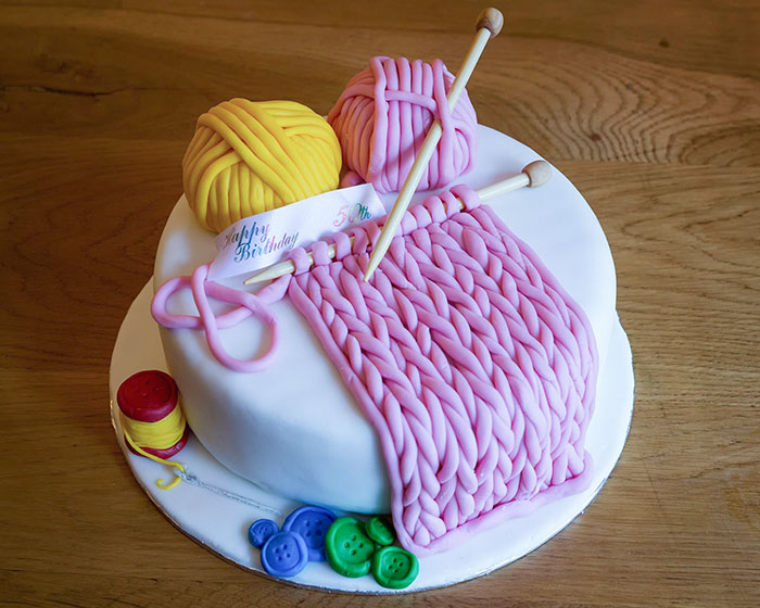 My Wife Made A Surprise Birthday Cake, For Her Work Colleague