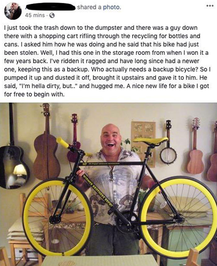 Homeless Man Loses Bike, Gains Bike And New Friend