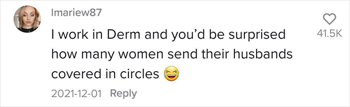 Wife Circled Her Husband's Moles Before He Went To The Doctor, He Came Back With Notes On His Body