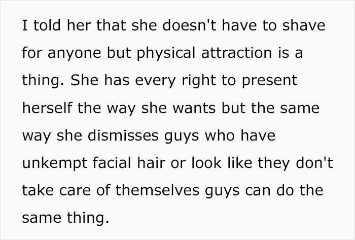 Woman Does Not Agree That Men Have A 'Right' Not To Be Attracted To Her, Gets Mad At Friend For Calling Her Out Woman Does Not Agree That Men Have A 'Right' Not To Be Attracted To Her, Gets Mad At Friend For Calling Her Out