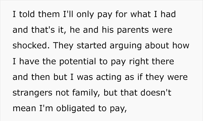 Toxic Family Invites Son's SO To A Fancy Dinner Just So She Can Pay For Everyone