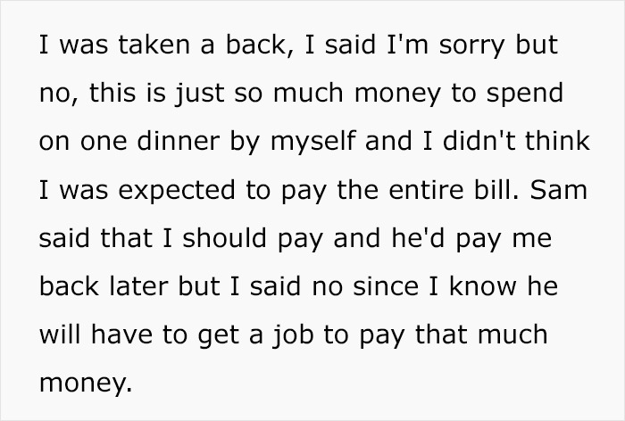 Toxic Family Invites Son's SO To A Fancy Dinner Just So She Can Pay For Everyone