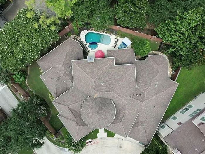 The Way The Front Turret Roof Meets The Main Roof Is Criminal